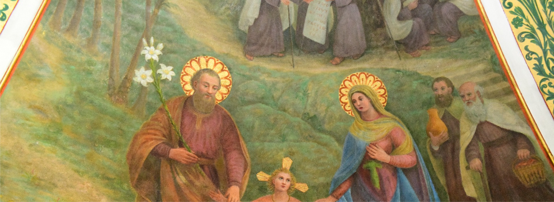 ترميم الرسومات في كنيسة مار الياس ستيلا ماريس